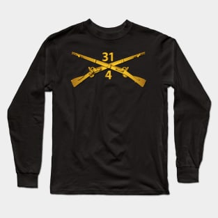 4th Bn - 31st Infantry Regiment Branch wo Txt Long Sleeve T-Shirt